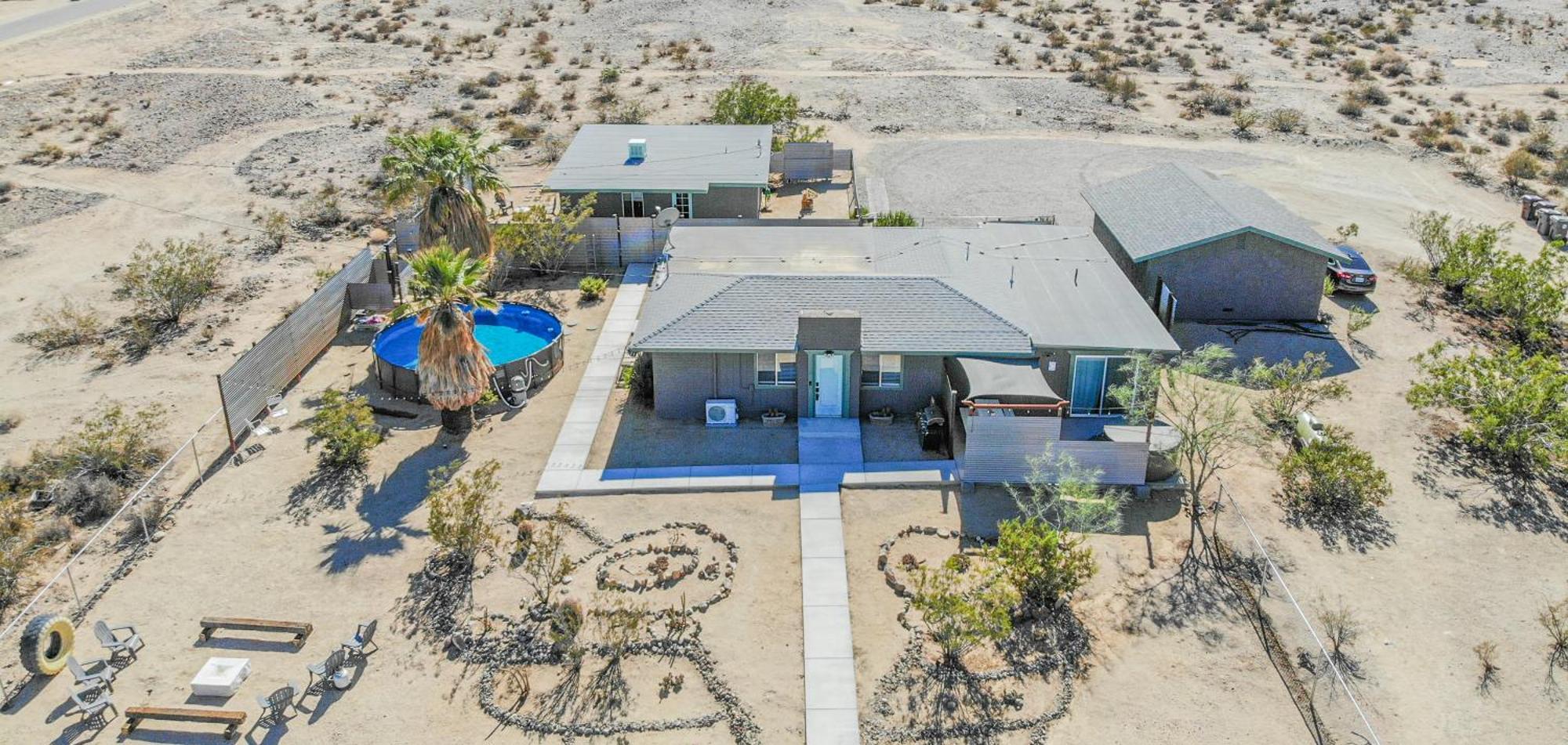 New Property! The Cactus Villas At Joshua Tree National Park - Pool, Hot Tub, Outdoor Shower, Fire Pit 트웬티나인팜스 객실 사진